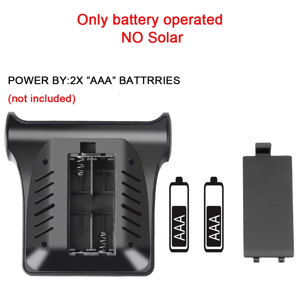 Car Tire Pressure Monitoring System TPMS with Temperature Warning, Solar Powered, External Battery Sensors